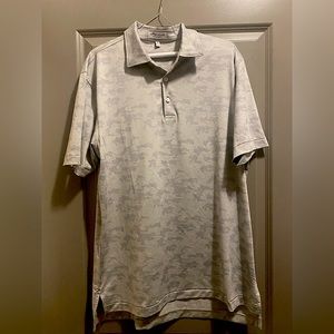 Peter Millar Grey Camo Golf Polo